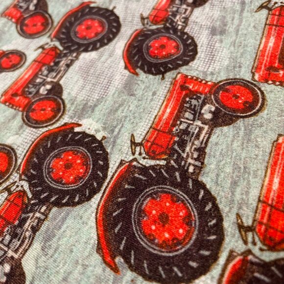 ~ 6mo Tractor Onesie Organic Little Wings Farm Farmer Stretch Baby Short Sleeves - Picture 3 of 13